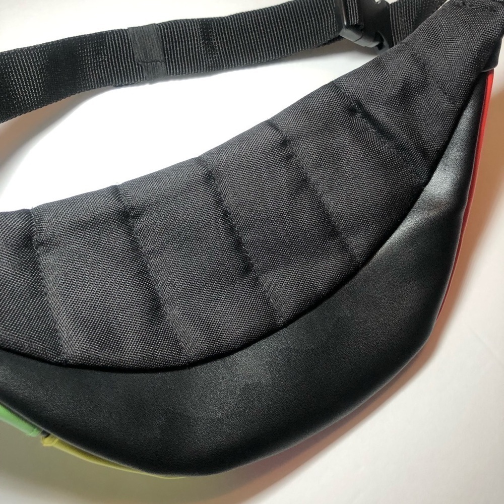NWOT ASOS DESIGN cross body fanny pack in rainbow color block - Picture 12 of 16
